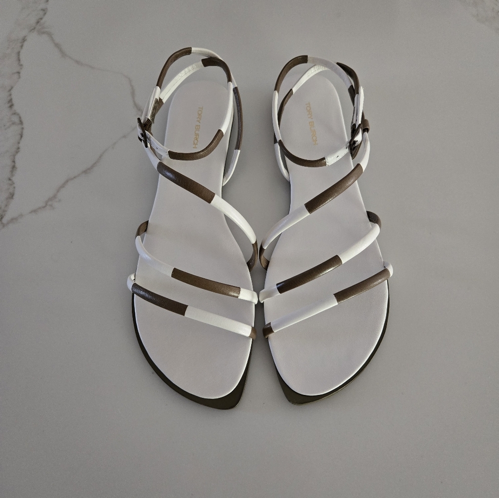 NIB Tory Burch Split Mignon Strappy Sandals